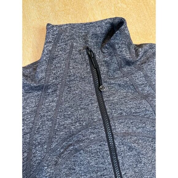 Lululemon Define Jacket HEATHERED BLACK Size 8 - Picture 2 of 7